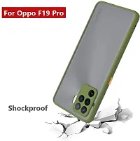 Coverblack Camera Bump Protector Polycarbonate Back Cover For Oppo F19 ProParrot Green-thumb4