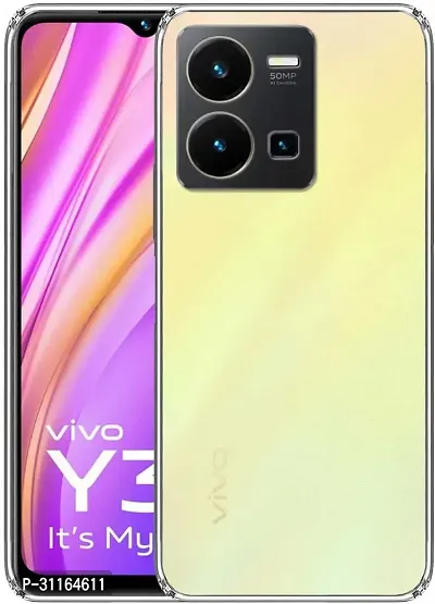 Classy Shock Proof Silicon Back Cover For Vivo Y35-thumb2