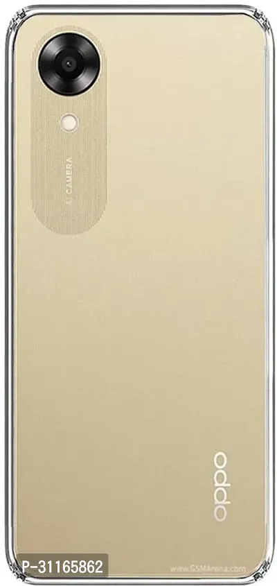 Classy Flexible Rubber Back Cover For Oppo A17K-thumb0