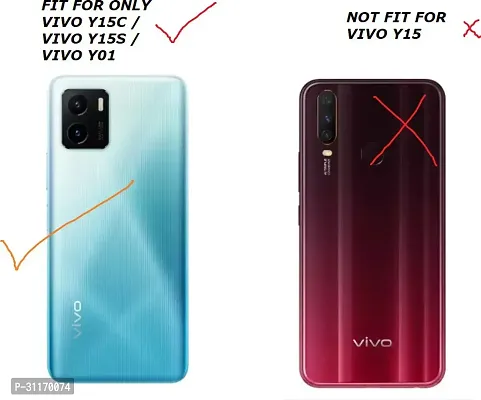 Classy Cases With Holder Silicon Back Cover For Vivo V2118 , Vivo Y01-thumb4