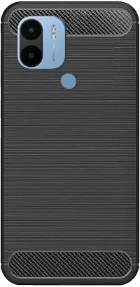 Coverblack Waterproof Rubber Back Cover For Redmi A2+ MiBlack-thumb1