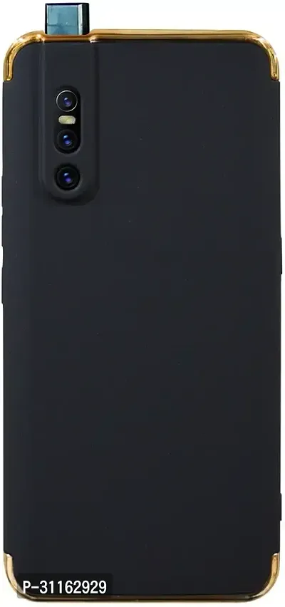 Coverblack Grip Case Plastic Back Cover For Vivo V15 ProBlack-thumb2