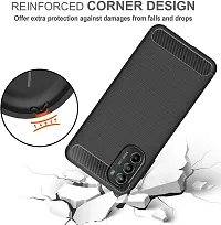 Classy Hybrid Tpu Silicon Back Cover For Motorola Moto G52Gravity Black-thumb4