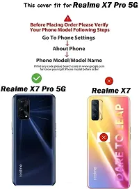 Classy Dual Protection Fiber Back Cover For Realme Rmx2121 , X7 Pro 5GRich Black-thumb2