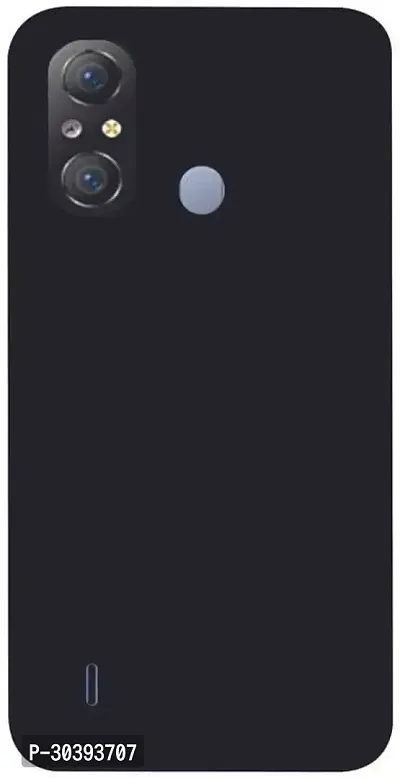 Coverblack Grip Case Rubber Back Cover For Itel A49Black-thumb0