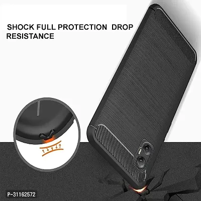 Coverblack Waterproof Rubber Back Cover For Itel S23Black-thumb5