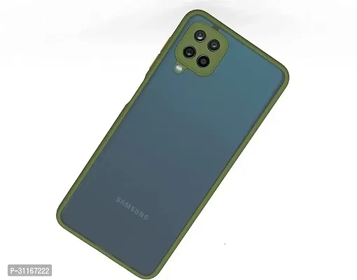 Classy Dual Protection Fiber Back Cover For Samsung M32 PrimeGuava Green-thumb5