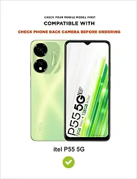 Classy Waterproof Silicon Back Cover For Itel P661N , Itel_P55 5G-thumb2