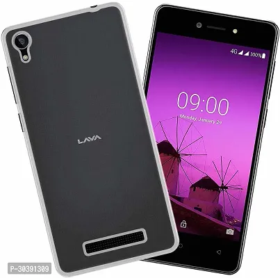 Coverblack Waterproof Rubber Back Cover For Lava Z60Transparent Totu-thumb5