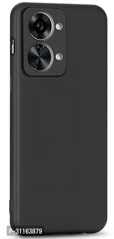 Coverblack Hybrid Tpu Rubber Back Cover For Oneplus Nord 2T 5GBlack-thumb2