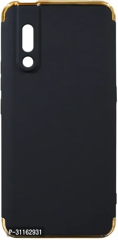 Coverblack Grip Case Plastic Back Cover For Vivo V15 ProBlack-thumb0