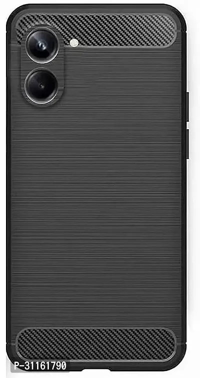 Coverblack Dual Protection Rubber Back Cover For Realme Rmx3630 , Realme_10Black-thumb5