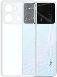 Classy Flexible Rubber Back Cover For Itel P40-thumb1