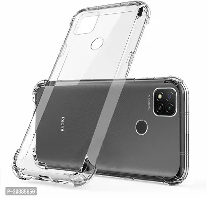 Coverblack Grip Case Rubber Back Cover For Mi Redmi 9Transparent Totu-thumb2