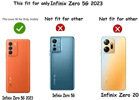 Classy Flexible Rubber Back Cover For Infinix Zero 5G 2023-thumb3