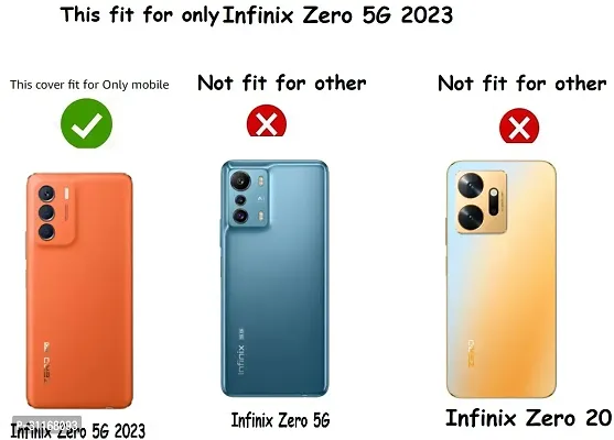 Classy Flexible Rubber Back Cover For Infinix Zero 5G 2023-thumb4