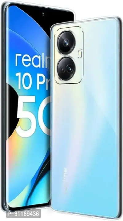 Classy Dual Protection Rubber Back Cover For Realme Rmx3686 , 10Pro Plus 5G-thumb0