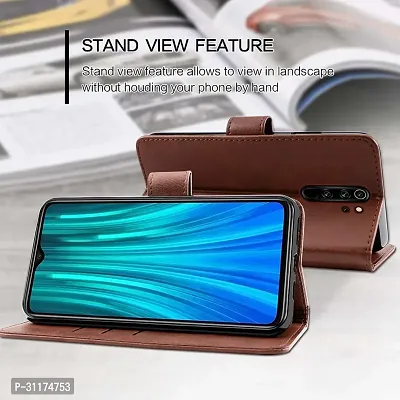 Classy Magnetic Case Artificial Leather,Rubber Flip Cover For Lenovo Vibe P1MVintage Brown-thumb5