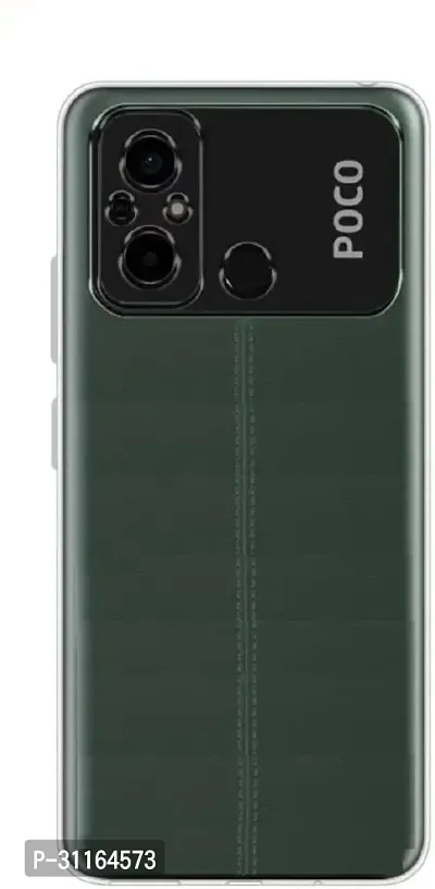 Classy Waterproof Rubber Back Cover For Mi Mzb0Ddpin , Poco C55 , Poco C55-thumb2