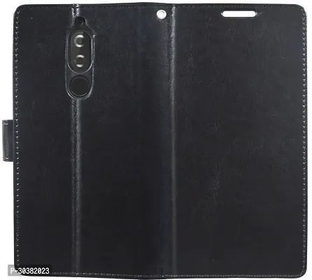 Coverblack Grip Case Artificial Leather,Plastic Flip Cover For Huawei Mate 10 Lite , Honor 9IVintage Starry Black-thumb2