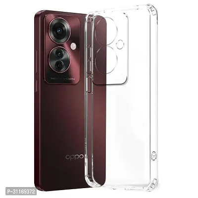 Classy Soft Rubber Silicone Clear Back Cover For Oppo F25 Pro 5G-thumb2