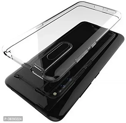 Coverblack Flexible Rubber Back Cover For Vivo 1818 , Vivo V15 ProTransparent-thumb3