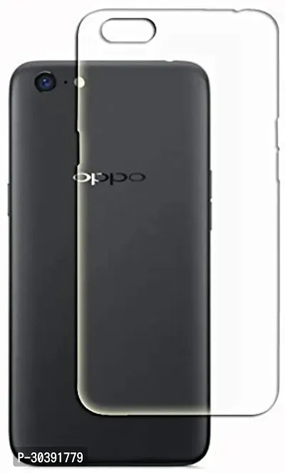 Coverblack Hybrid Tpu Silicon Back Cover For Oppo Cph1717 , A71 , A71KTransparent Totu-thumb2