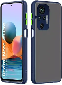 Classy Camera Bump Protector Polycarbonate Back Cover For Redmi Note 10 Pro MaxBlue-thumb1