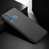 Classy Hybrid Tpu Rubber Back Cover For Vivo Y19Black-thumb1