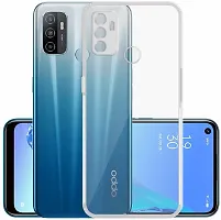 Coverblack Shock Proof Rubber Back Cover For Oppo A33Transparent-thumb1