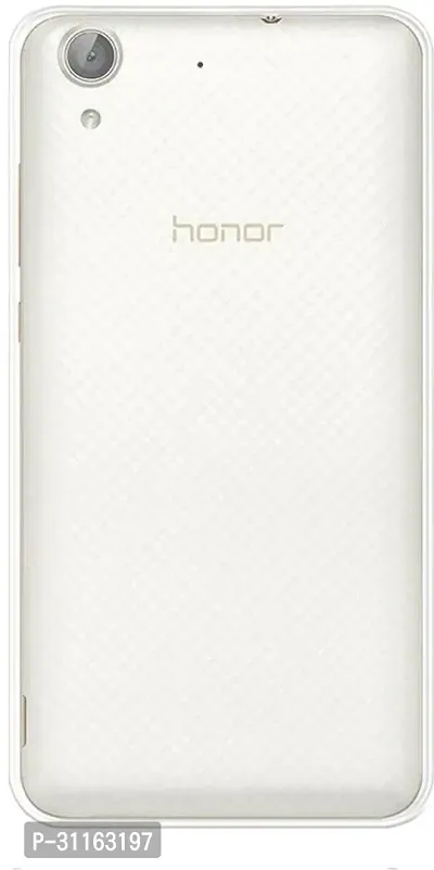 Coverblack Shock Proof Rubber Back Cover For Honor Holly 3Transparent-thumb2