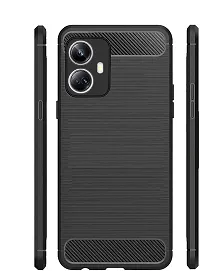 Coverblack Dual Protection Rubber Back Cover For Realme 10 Pro+ 5GBlack-thumb1