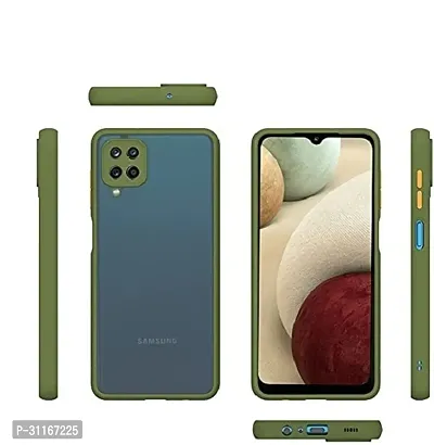 Classy Dual Protection Fiber Back Cover For Samsung M32 PrimeGuava Green-thumb2