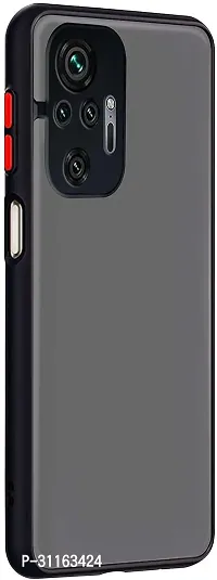 Coverblack Dual Protection Fiber Back Cover For Mi Redmi Note 10Pro MaxRich Black-thumb2