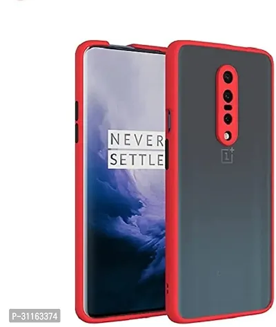 Coverblack Grip Case Aramid Fiber Back Cover For Oneplus 7 ProAttractive Red-thumb0