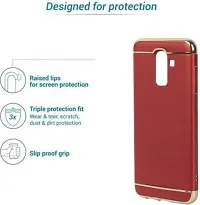 Coverblack Dual Protection Plastic Back Cover For Samsung Galaxy A60 ,Galaxy M40Red-thumb3