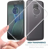 Coverblack Grip Case Rubber Back Cover For Moto G5S Plus Xt 1804Transparent Totu-thumb1