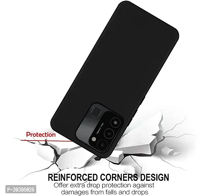 Coverblack Dual Protection Silicon Back Cover For Tecno Spark 8CBlack-thumb5