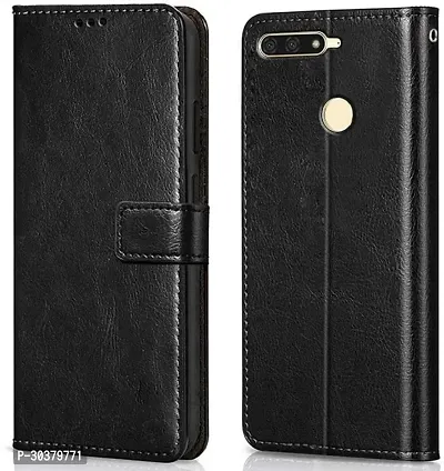 Coverblack Magnetic Case Artificial Leather,Silicon Flip Cover For Honor 7CLndal30Vintage Starry Black-thumb0