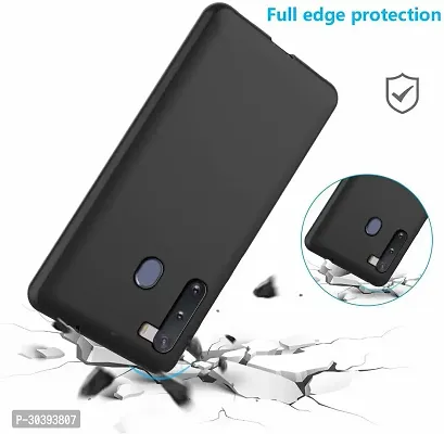 Coverblack Dual Protection Rubber Back Cover For Realme C3Black-thumb4