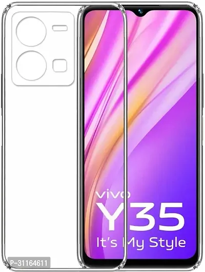 Classy Shock Proof Silicon Back Cover For Vivo Y35-thumb0