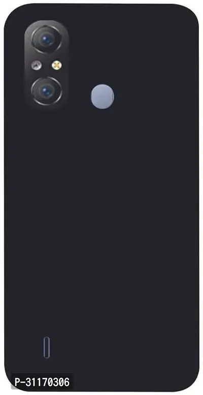 Classy Grip Case Rubber Back Cover For Itel A49Black-thumb0