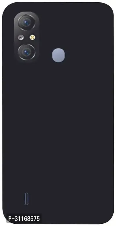 Classy Grip Case Rubber Back Cover For Itel A49Black-thumb0