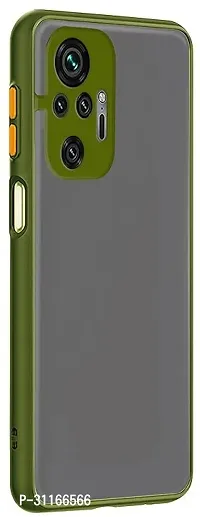 Classy Camera Bump Protector Polycarbonate Back Cover For Redmi Note 10 Pro MaxParrot Green-thumb0