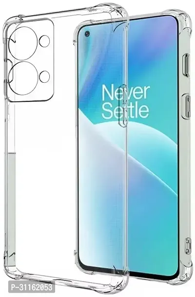 Coverblack Shock Proof Silicon Back Cover For Oneplus Nord 2T 5GTransparent-thumb2