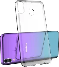 Classy Shock Proof Rubber Back Cover For Samsung Galaxy M30-thumb1