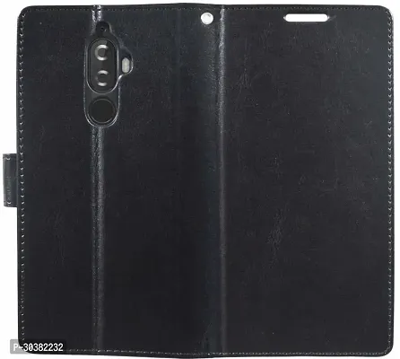 Coverblack Grip Case Artificial Leather,Rubber Flip Cover For Lenovo K8 NoteVintage Starry Black-thumb2