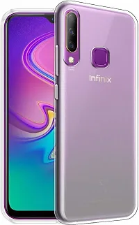 Coverblack Grip Case Rubber Back Cover For Infinix X626B , Infinix_S4Transparent Totu-thumb4