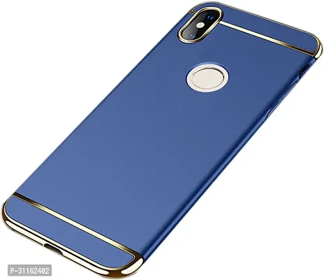 Coverblack Shock Proof Plastic Back Cover For Redmi Note 6 ProMzb6876InNavy Blue-thumb0