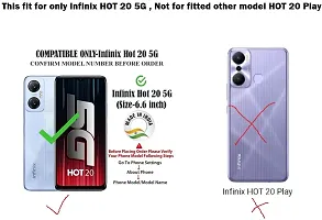 Classy Waterproof Rubber Back Cover For Infinix X666 , Hot 20 5G-thumb3